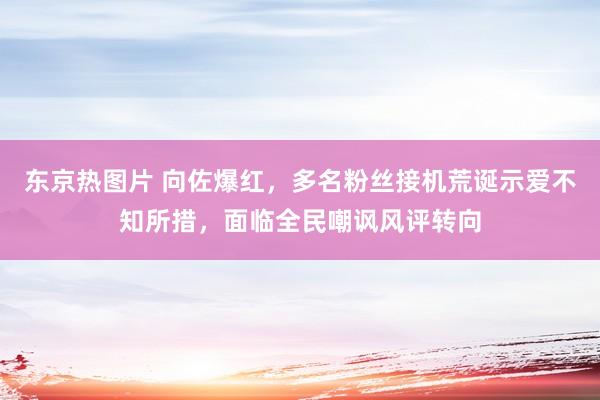 东京热图片 向佐爆红，多名粉丝接机荒诞示爱不知所措，面临全民嘲讽风评转向